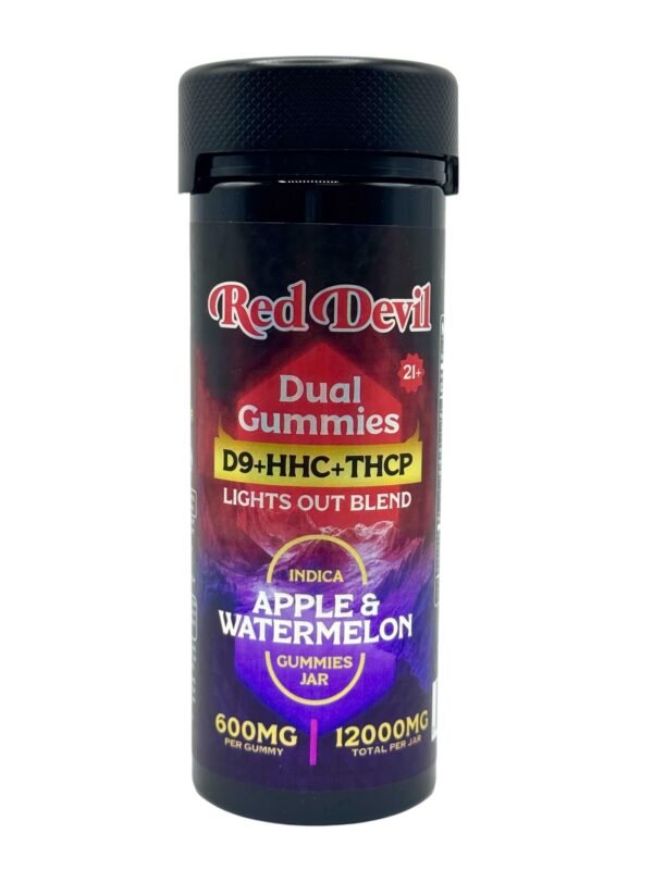 RED DEVIL D9 DUAL GUMMIES 12000MG BOTTLE 20CT