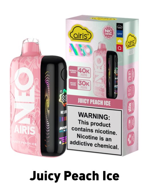 Juicy Peach Ice - Vape Guru