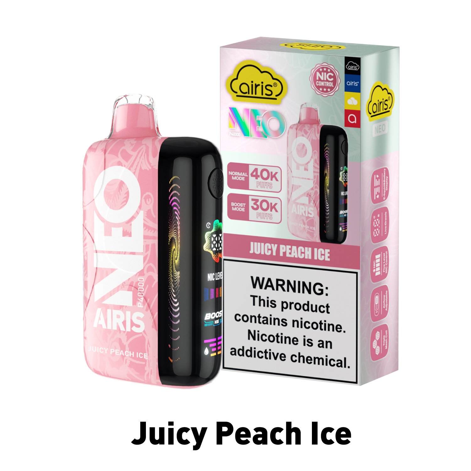 Juicy Peach Ice - Vape Guru