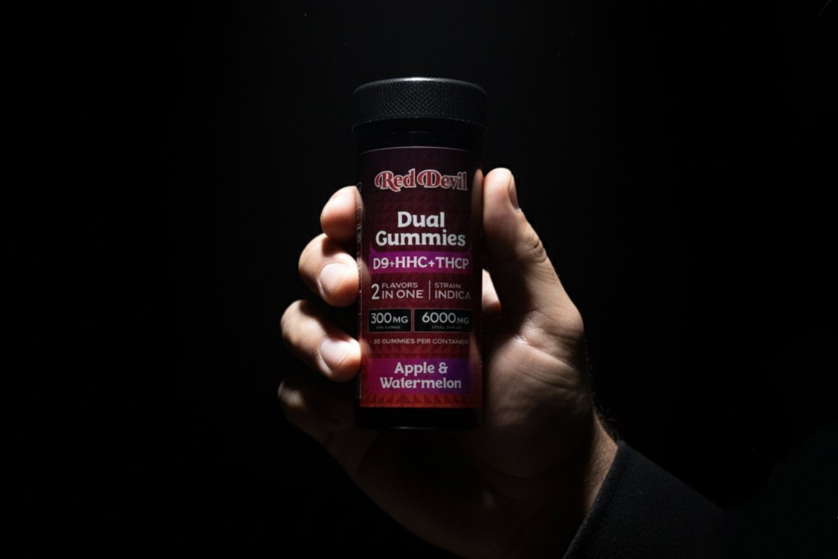 Red devil, dual gummies, vapeguru