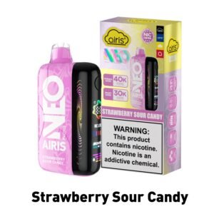 AIRIS NEO P40000 PUFF DISPOSABLE -STRAWBERRY SOUR CANDY